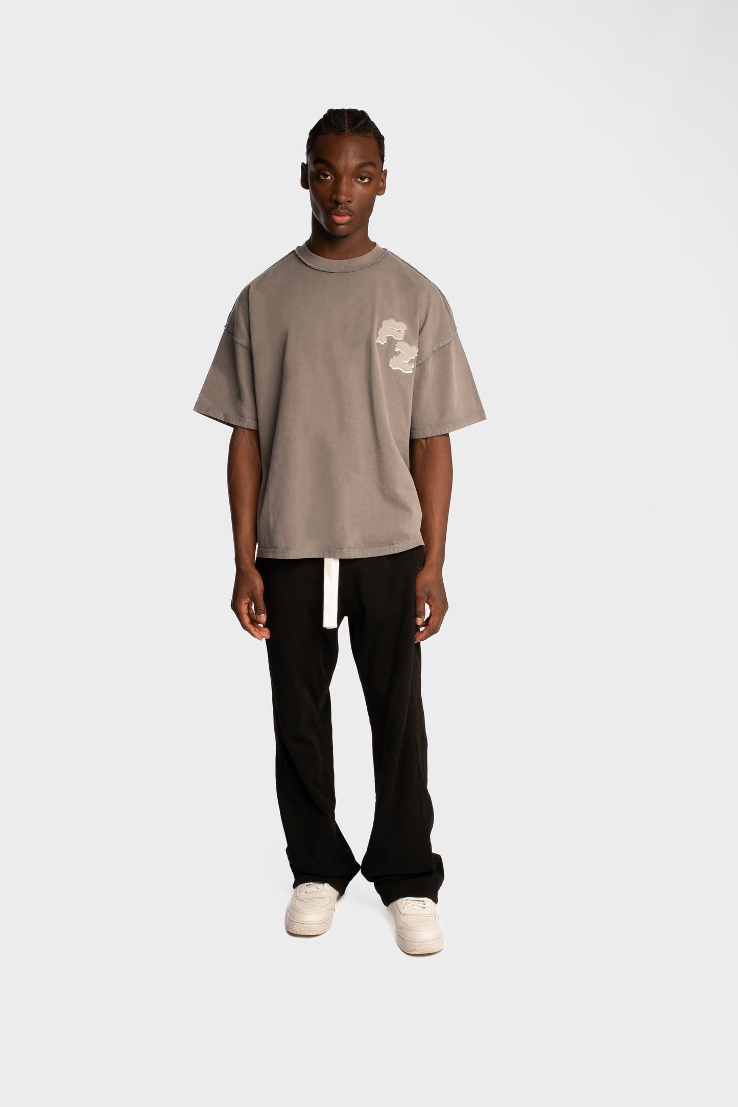 Charcoal Grey Oversized T-Shirt – Vintage Streetwear Fit