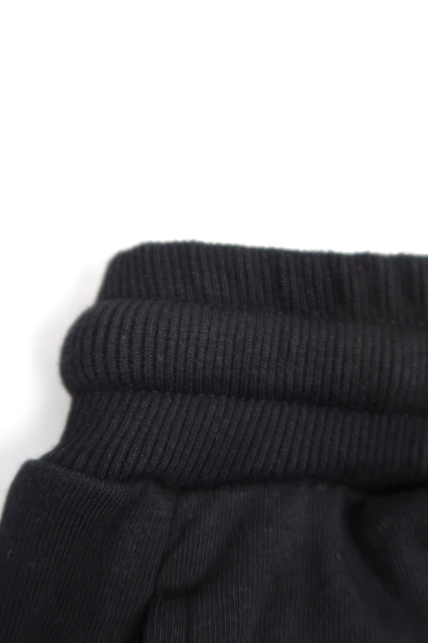 Black Straight Leg Sweatpants