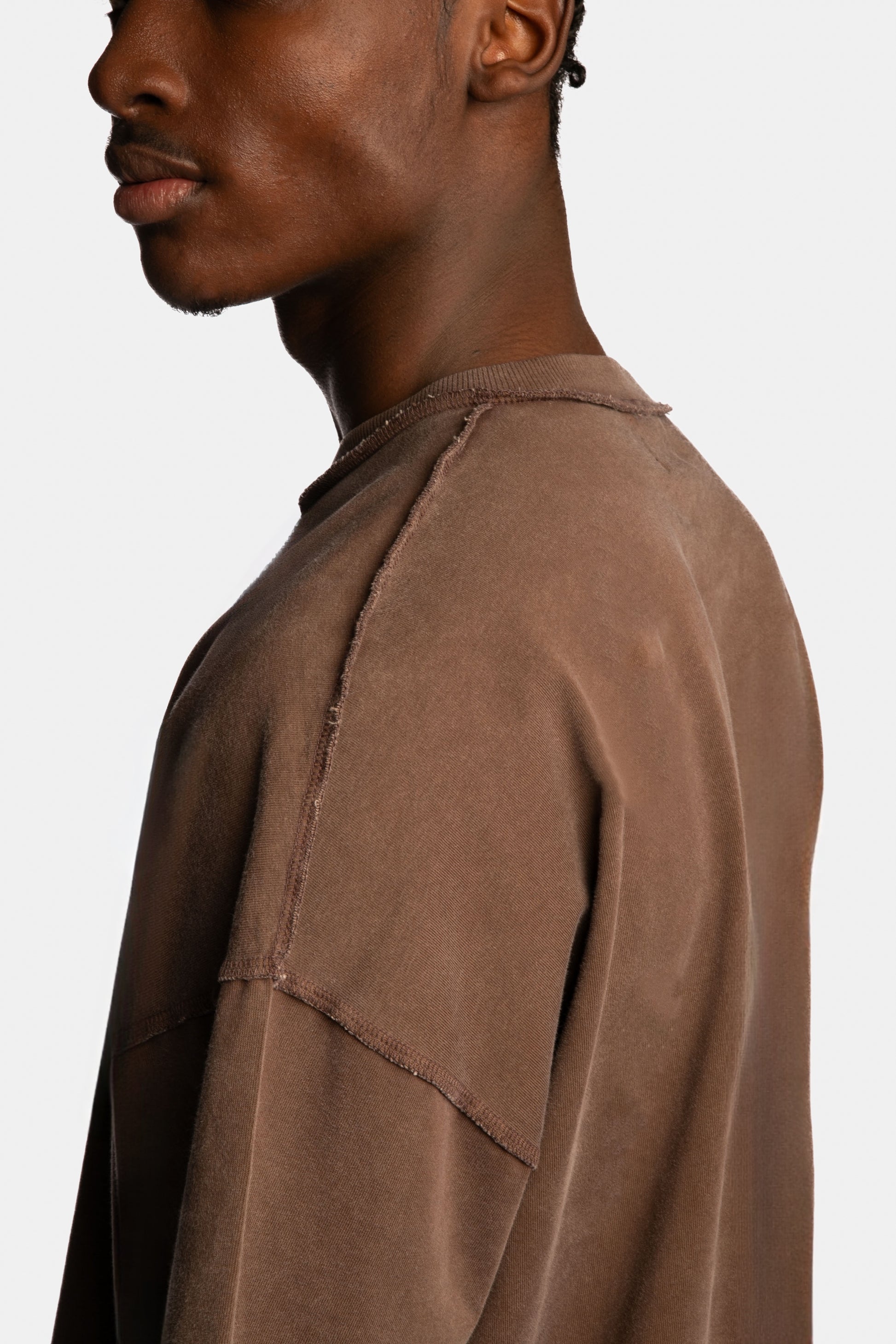Brown Oversized T-Shirt – Heavyweight Vintage Streetwear