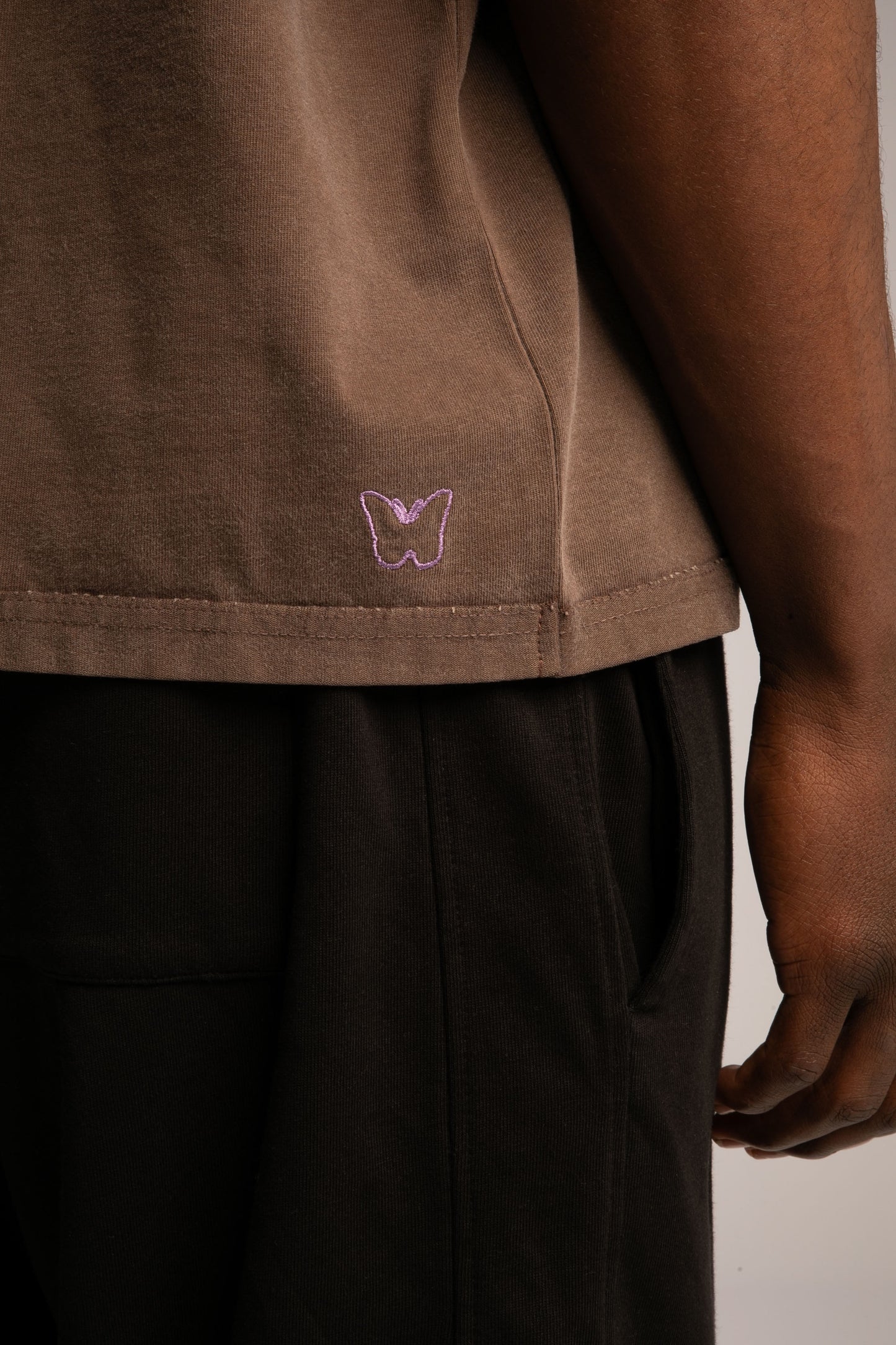 Brown Oversized T-Shirt – Heavyweight Vintage Streetwear